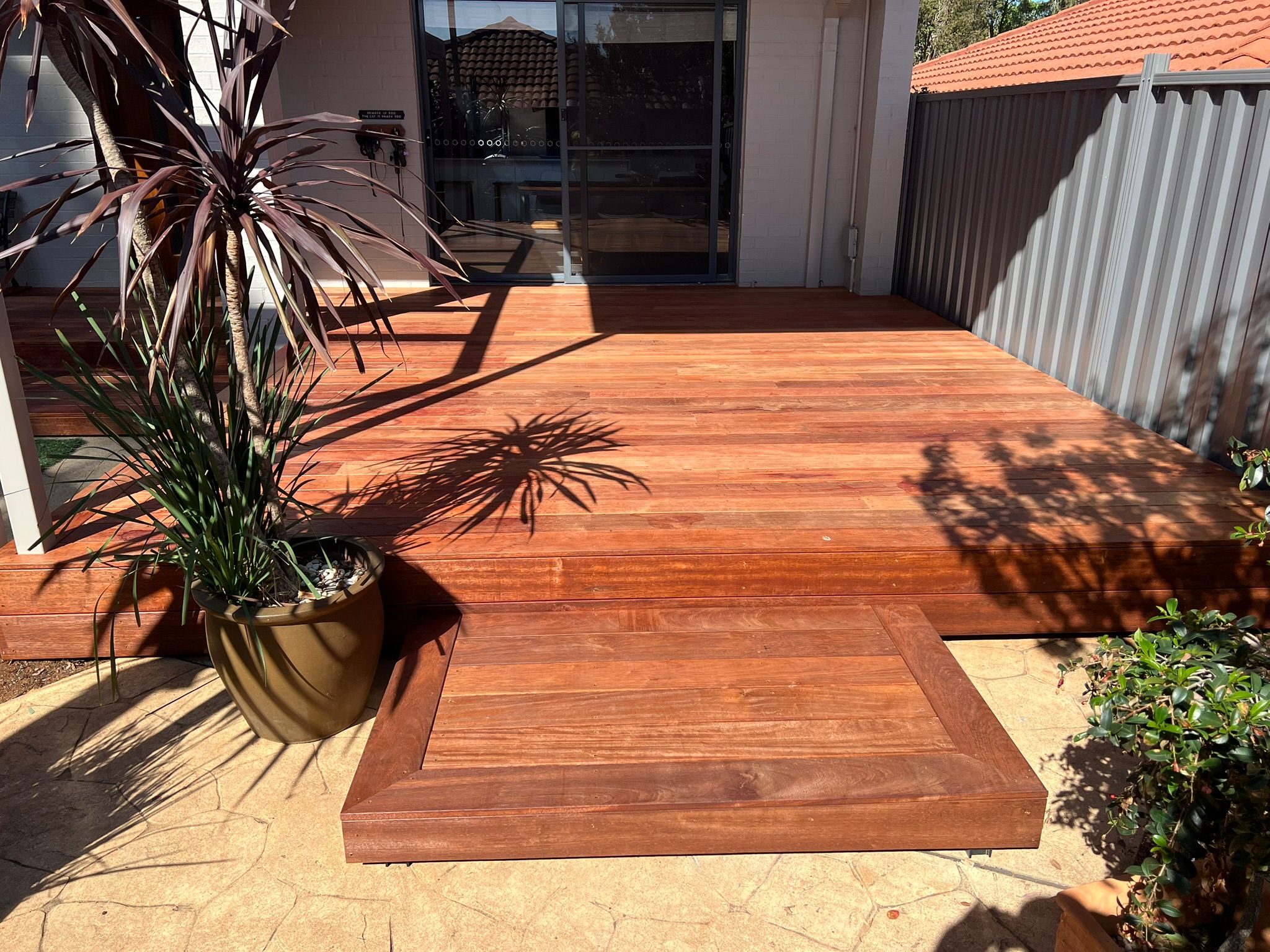 Insulated roof panel pergola section detail, Bruce Canberra