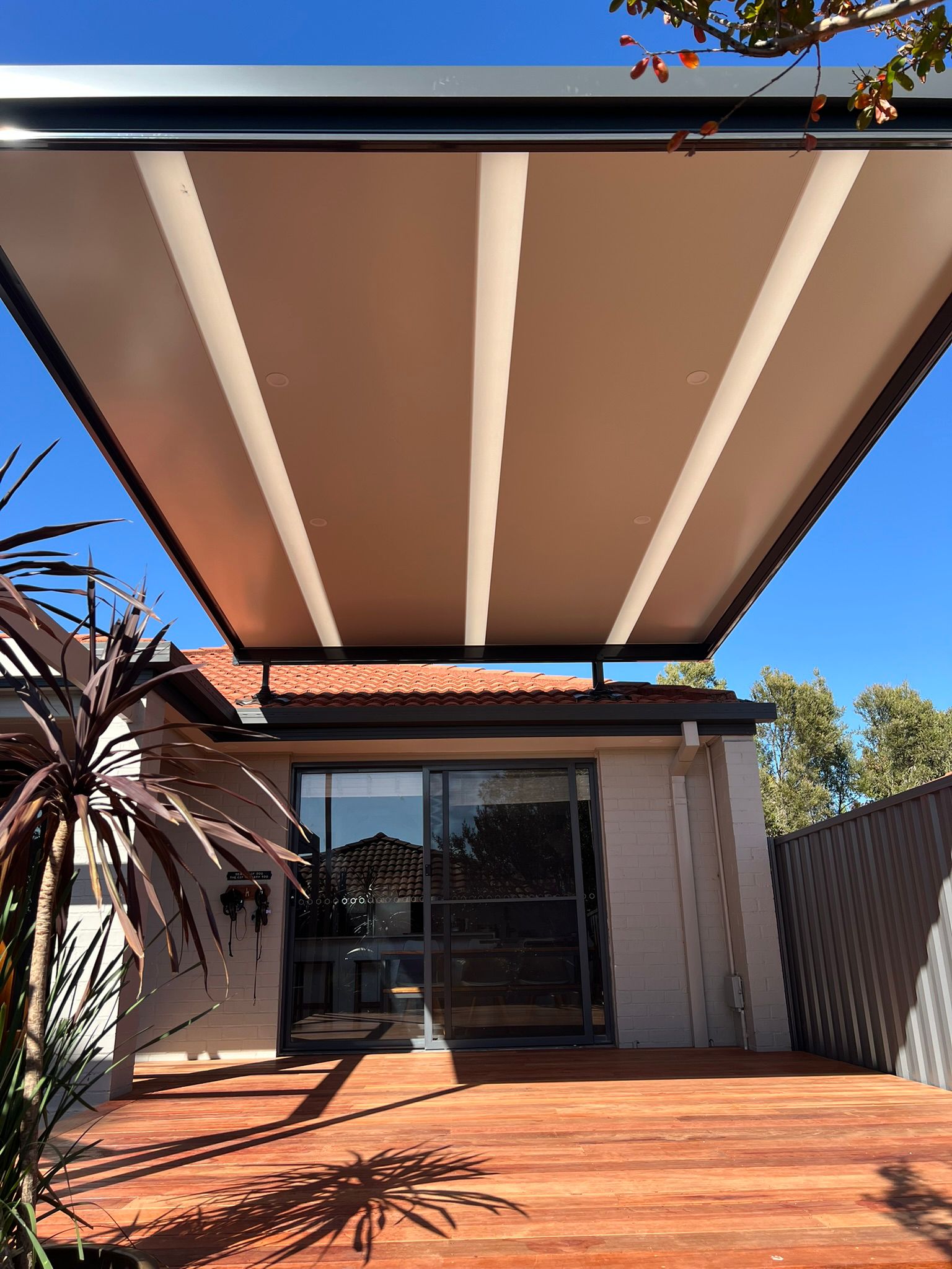 Pergola and carport rear elevation, Bruce Canberra