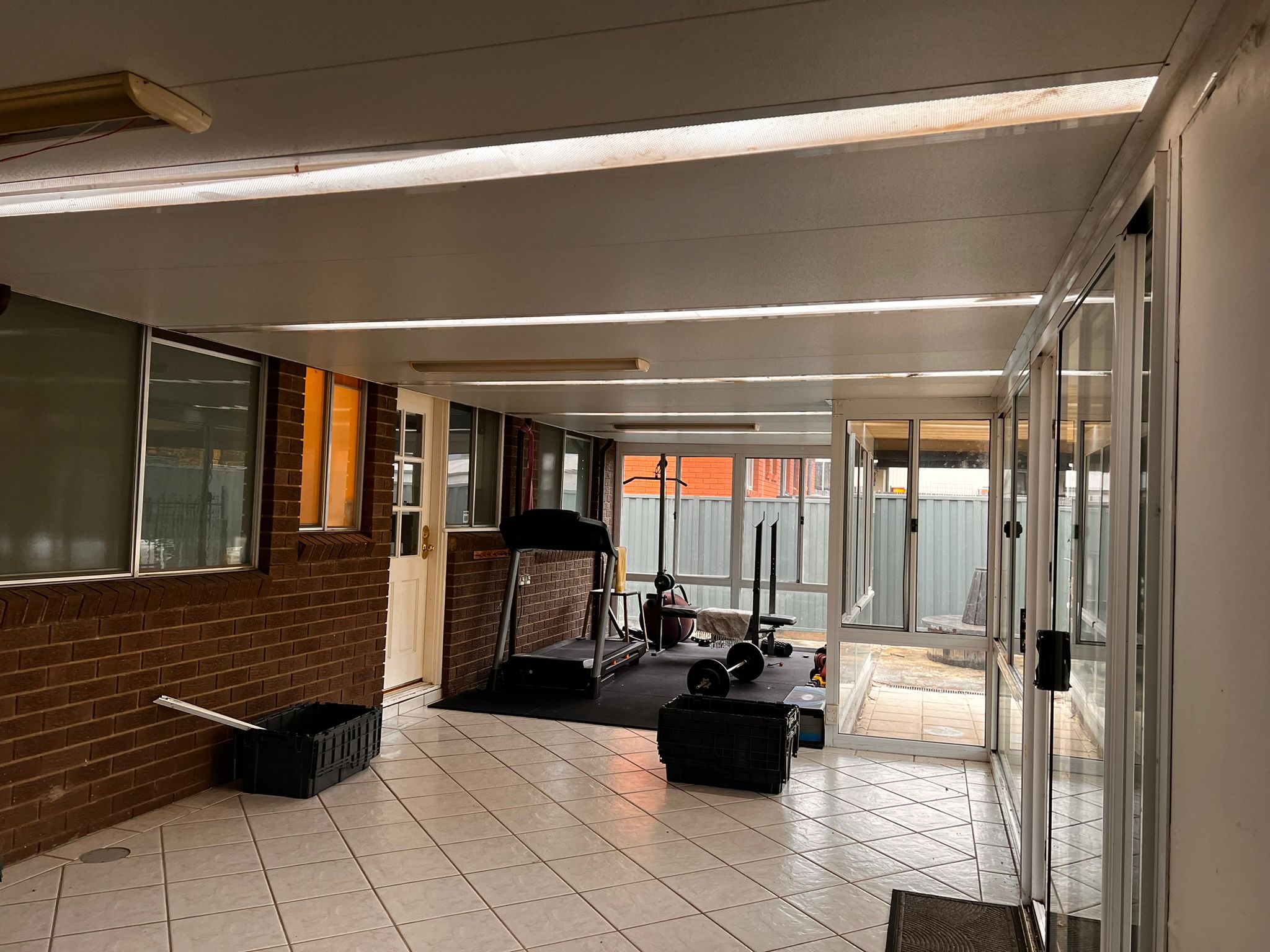 Sunroom with insulated entertainment roof extension to home, Fraser Canberra
